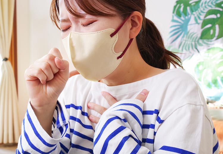長引く咳のイメージ画像